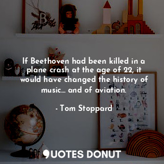 If Beethoven had been killed in a plane crash at the age of 22, it would have changed the history of music... and of aviation.