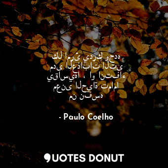  كل امرئ يدرك وحده مدى العذابات التى يقاسيها ، او انتفاء معنى الحياة تماما من نفس... - Paulo Coelho - Quotes Donut