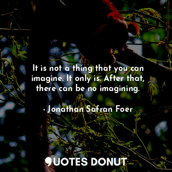 It is not a thing that you can imagine. It only is. After that, there can be no imagining.