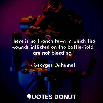 There is no French town in which the wounds inflicted on the battle-field are not bleeding.