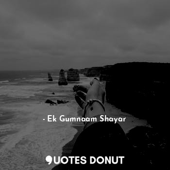  आप ऐसे व्यक्ति को कभी नहीं जगा सकते जो सोने का नाटक कर रहा हो... - Ek Gumnaam Shayar - Quotes Donut