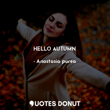 HELLO AUTUMN